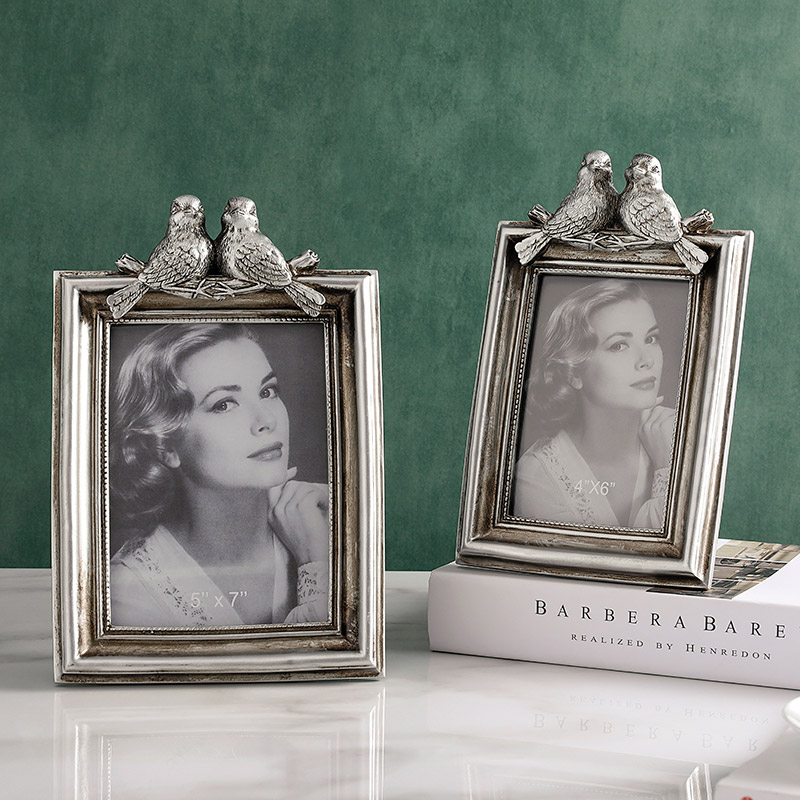 European style Retro Simplicity Swing sets Photo frame American style resin originality Birds Photo Home Furnishing decorate Decoration 6/7 inchin the Home accessories , Frame/Frames category - from Buy2taobao.com to provide professional Taobao agent buy service