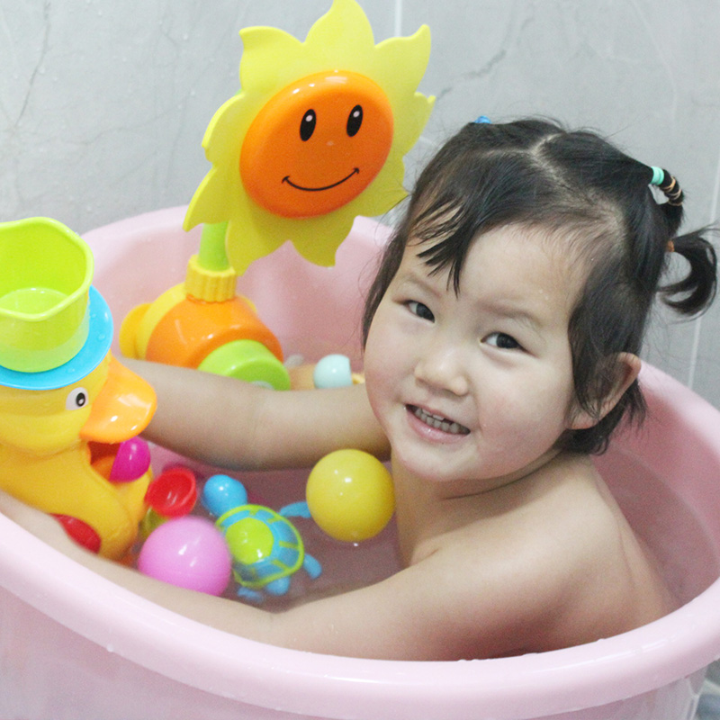 抖音同款儿童小孩戏水小乌龟婴幼儿玩具电动向日葵花洒浴室玩具|msdalam kategori Toy/bayi/teka-teki/blok bangunan/model, anda Yongchi/Bermain dalam mainan air, Kolam/Bermain dengan mainan pasir - dari Buy2taobao.com untuk memberikan perkhidmatan ejen Taobao profesional membeli