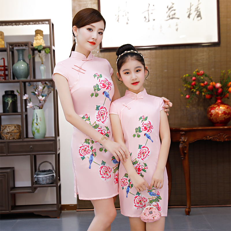 女童旗袍民族中国风2走秀服装3汉服4中童5复古装6岁7修身8连衣裙9|ruв категории Детская одежда, детей ципао/костюм/национальная одежда, ципао - от Buy2taobao.com для оказания профессиональной услуги покупки агента Taobao