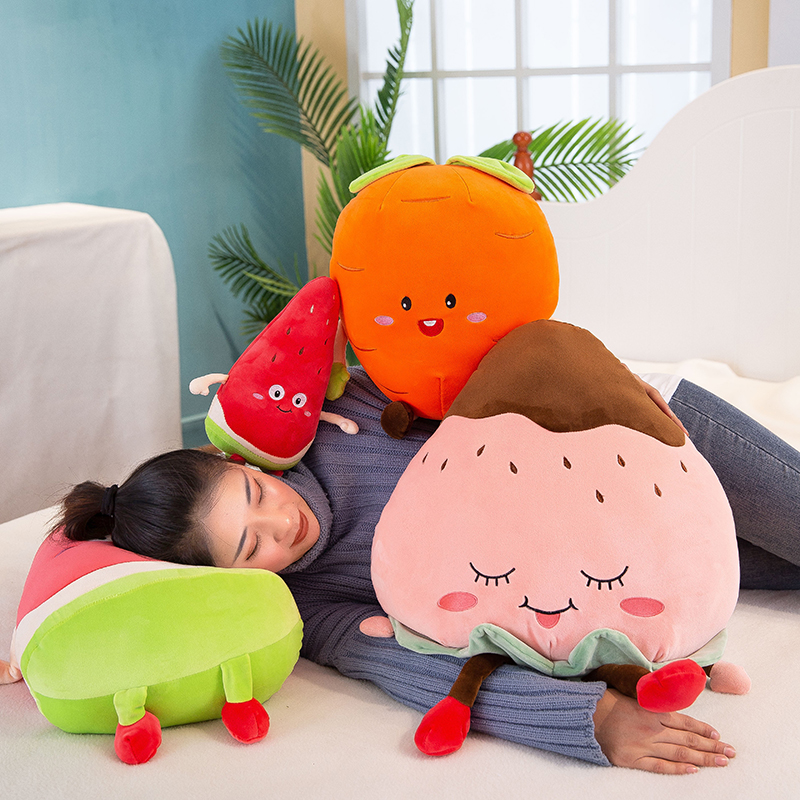 Carrot Pillows Large Plush Toy bed doll Doll strawberry Ragdoll birthday giftin the Toy/Childs/Puzzle/Building block/Model , Plush Fabric Toys category - from Buy2taobao.com to provide professional Taobao agent buy service