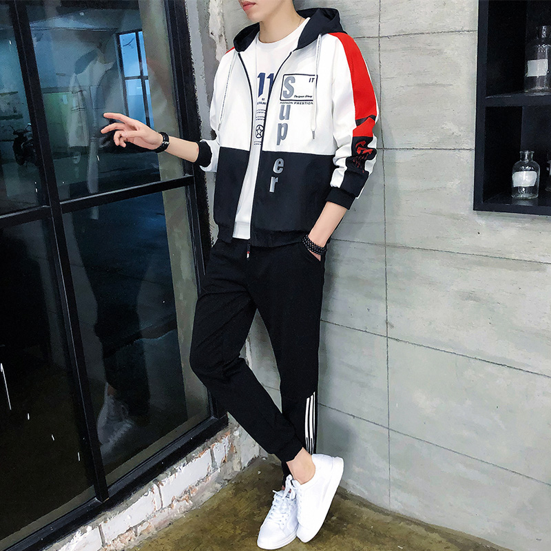 motion suit Western style Teenagers Sweater junior middle school student Korean Edition Spring 2019 new pattern leisure time boy Trendin the Men's clothing, Sweater category - from Buy2taobao.com to provide professional Taobao agent buy service