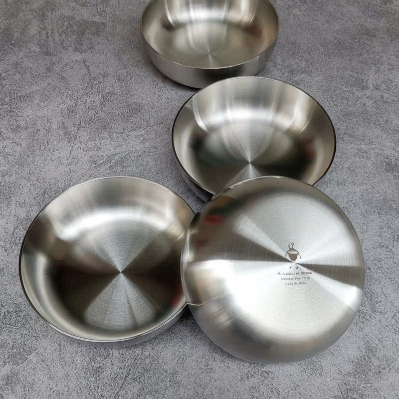 出口单 加厚18/10不锈钢碗 蒸碗 厚碗 面碗大碗复合一体 15.9厘米|ruв категории посуда, посуда, чаша - от Buy2taobao.com для оказания профессиональной услуги покупки агента Taobao