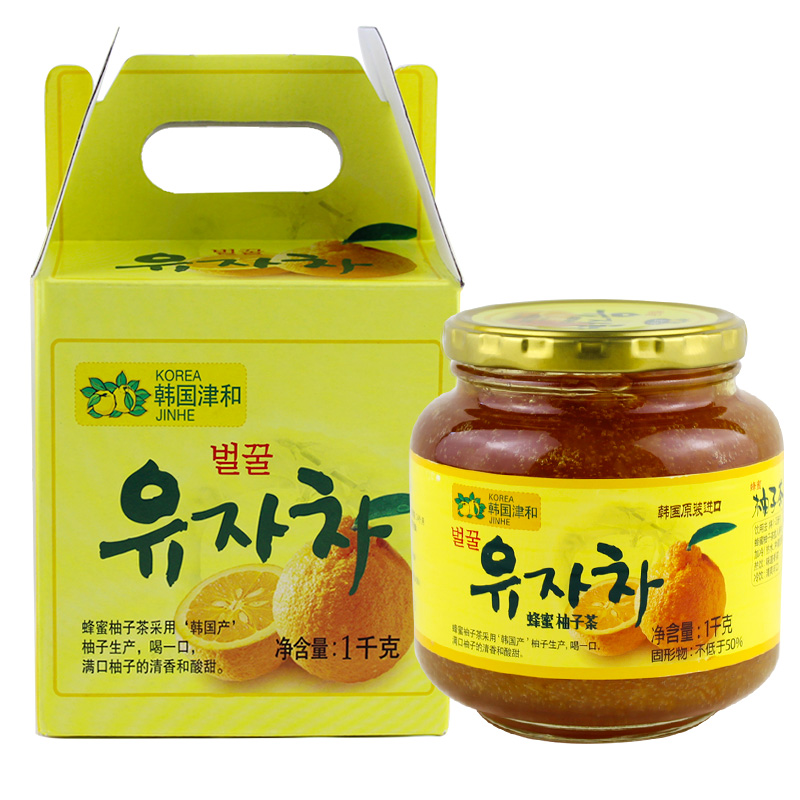 津和韓國柚子茶蜂蜜柚子茶韓國原裝進口柚子果肉飲料1kg水果茶在類目 咖啡/麥片/衝飲, 藕粉/麥片/衝飲品, 蜂蜜果味茶中 - 來自Buy2taobao.com提供專業的淘寶代購服務