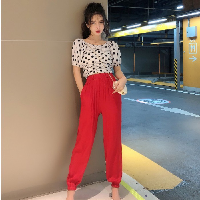 fashion chic Sexy summer 2019 fashion sexy strapless Word collar Wave jacket Versatile and relaxedin the Women's clothing/Boutique , Set/Student uniforms/Work uniforms , Other suits category - from Buy2taobao.com to provide professional Taobao agent buy service