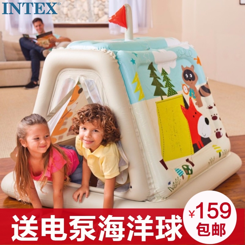 Original quality INTEX Cartoon toy house Infants Ocean ball pool Inflatable Toys Children's Tentin the Toy/Childs/Puzzle/Building block/Model , Outdoor sports/Leisure/Traditional toys , Children's Tent/Game room category - from Buy2taobao.com to provide professional Taobao agent buy service
