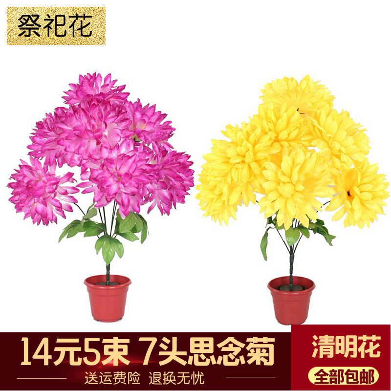 清明节菊花束陵园祭祀扫墓绢花束墓地摆放花塑料花枝厂家直销包邮在类目 鲜花速递/花卉仿真/绿植园艺, 追悼/奠仪用花中 - 来自Buy2taobao.com提供专业的淘宝代购服务