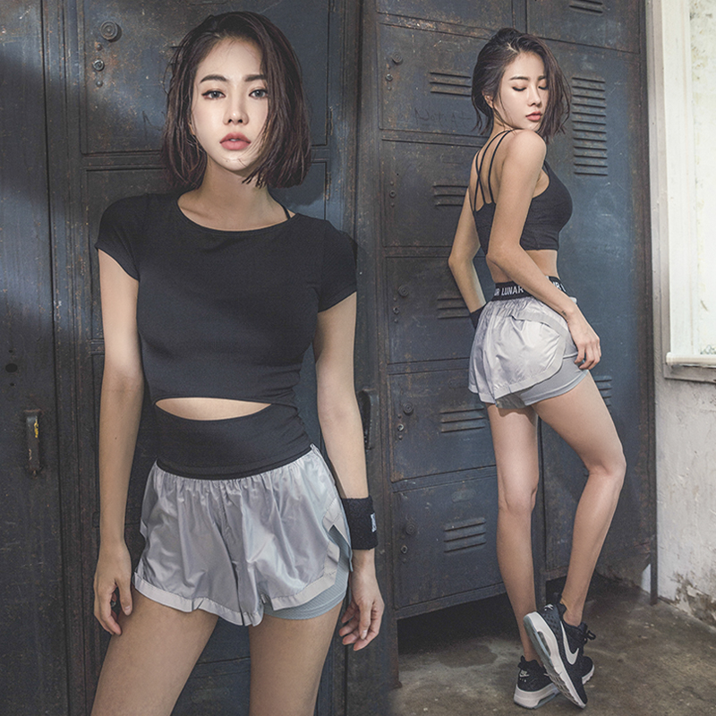 Korean Yoga suit 2019 new pattern Quick drying Self cultivation major Gym Fitness wear run motion suitin the Sports/Yoga/Fitness/Fans supplies , Yoga , Yoga clothes category - from Buy2taobao.com to provide professional Taobao agent buy service