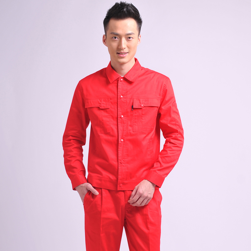 夏天 长袖纯棉工作服套装 防静电服 电焊服 厂服 劳保服工程服在类目 男装, 套装, 工装制服中 - 来自Buy2taobao.com提供专业的淘宝代购服务