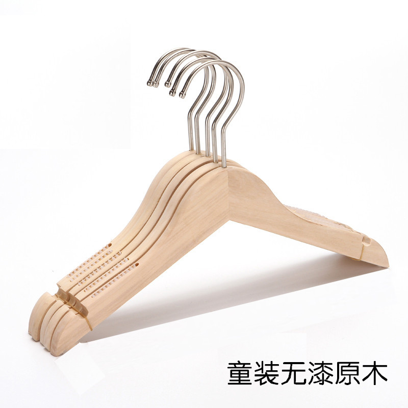 儿童实木衣架童装店原木衣挂无漆家用防滑小孩宝宝衣撑裤夹衣服架|ruв категории получать отделка, прачечная/солнце/уход, вешалка - от Buy2taobao.com для оказания профессиональной услуги покупки агента Taobao
