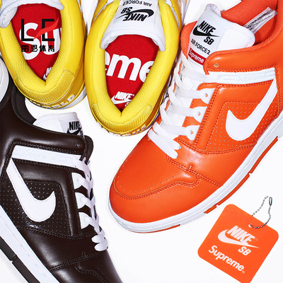 雷恩nike sb af2 low x supreme 联名板鞋aa0871-717 818 212 313