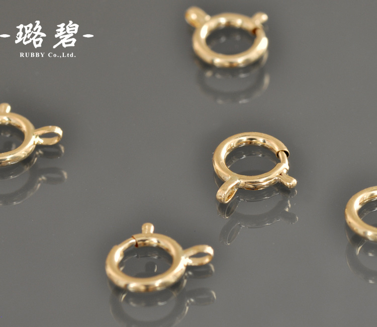 1個 日本18K黃金配件AU750 彈簧扣手鏈項鏈手工diy首飾飾品6.0mm在類目 飾品/流行首飾/時尚飾品新, DIY配件, 其他DIY飾品配件中 - 來自Buy2taobao.com提供專業的淘寶代購服務