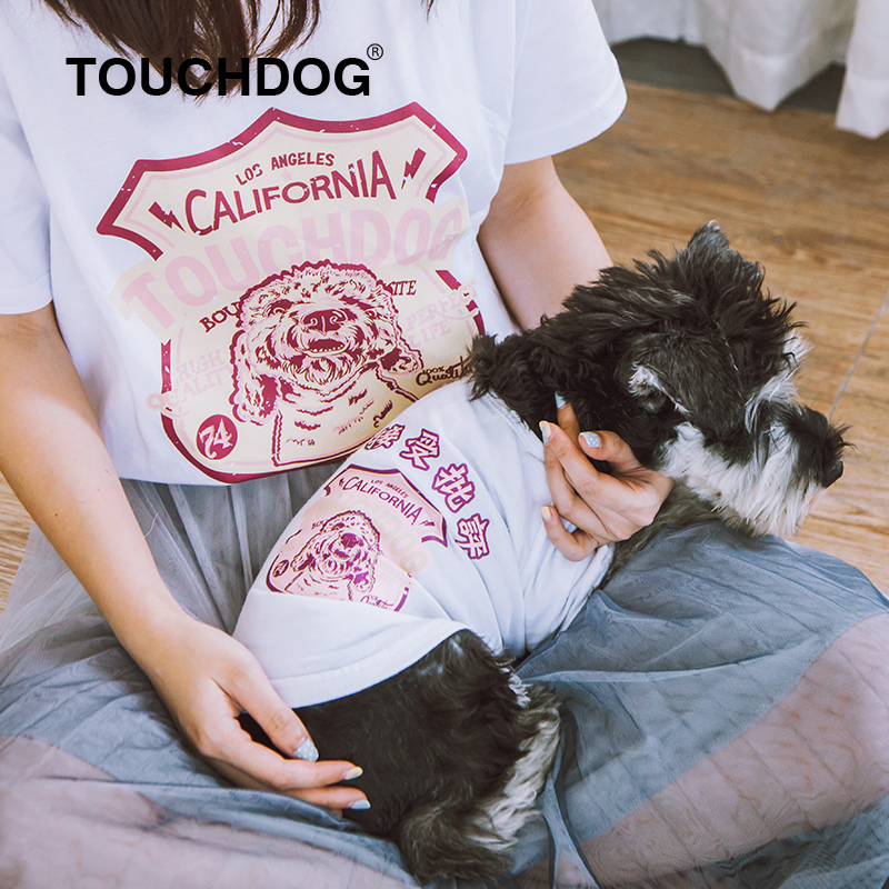 Touchdog它它夏季宠物狗衣服萌宠亲子装泰迪衣服潮牌宠物亲子T恤|msdalam kategori haiwan peliharaan/makanan haiwan dan bekalan, Haiwan pakaian dan aksesori, haiwan pakaian/baju hujan - dari Buy2taobao.com untuk memberikan perkhidmatan ejen Taobao profesional membeli