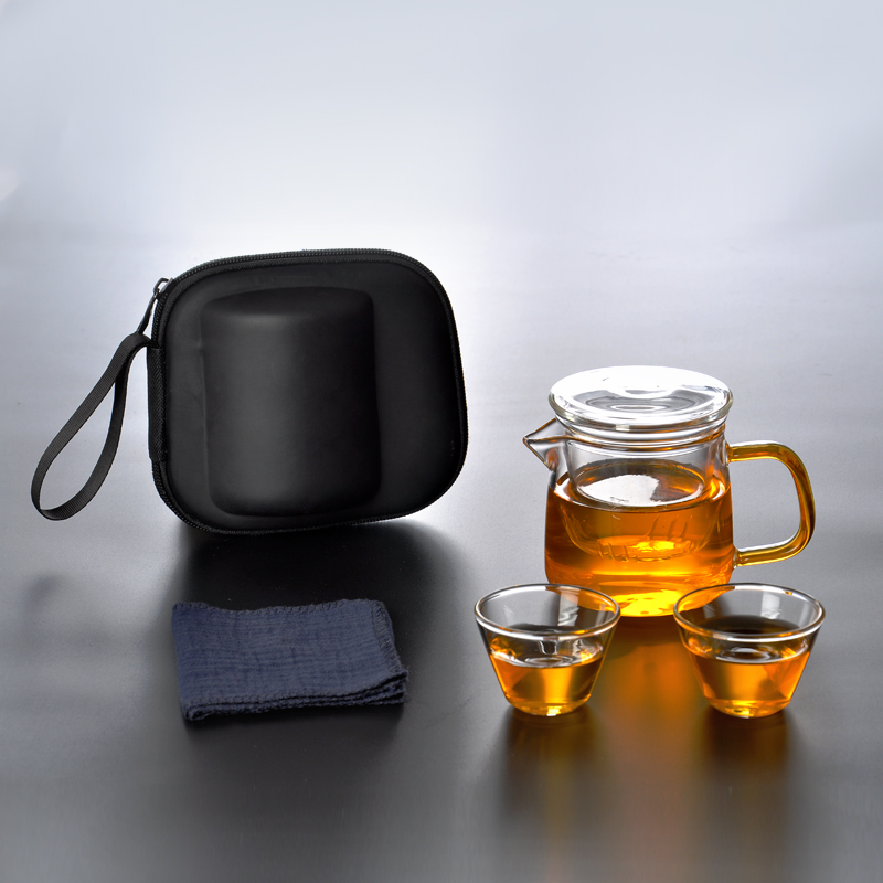 .Glass travel tea set suit Tea cup vehicle Portable outdoors Quikin the Tableware , Tea set , Kung Fu Tea category - from Buy2taobao.com to provide professional Taobao agent buy service