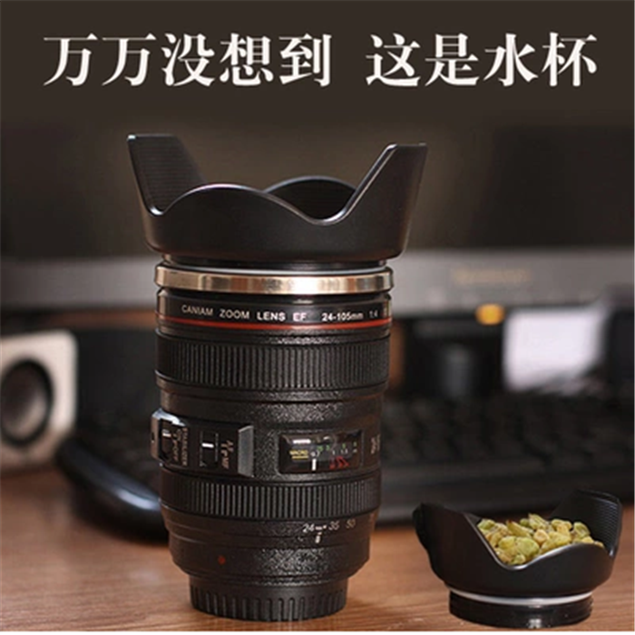 originality Funny camera lens 304 Stainless steel Water cup Boyfriend girl student Classmate Graduation Season A birthday presentin the Home accessories , Creative Jewelry , Funny cup category - from Buy2taobao.com to provide professional Taobao agent buy service