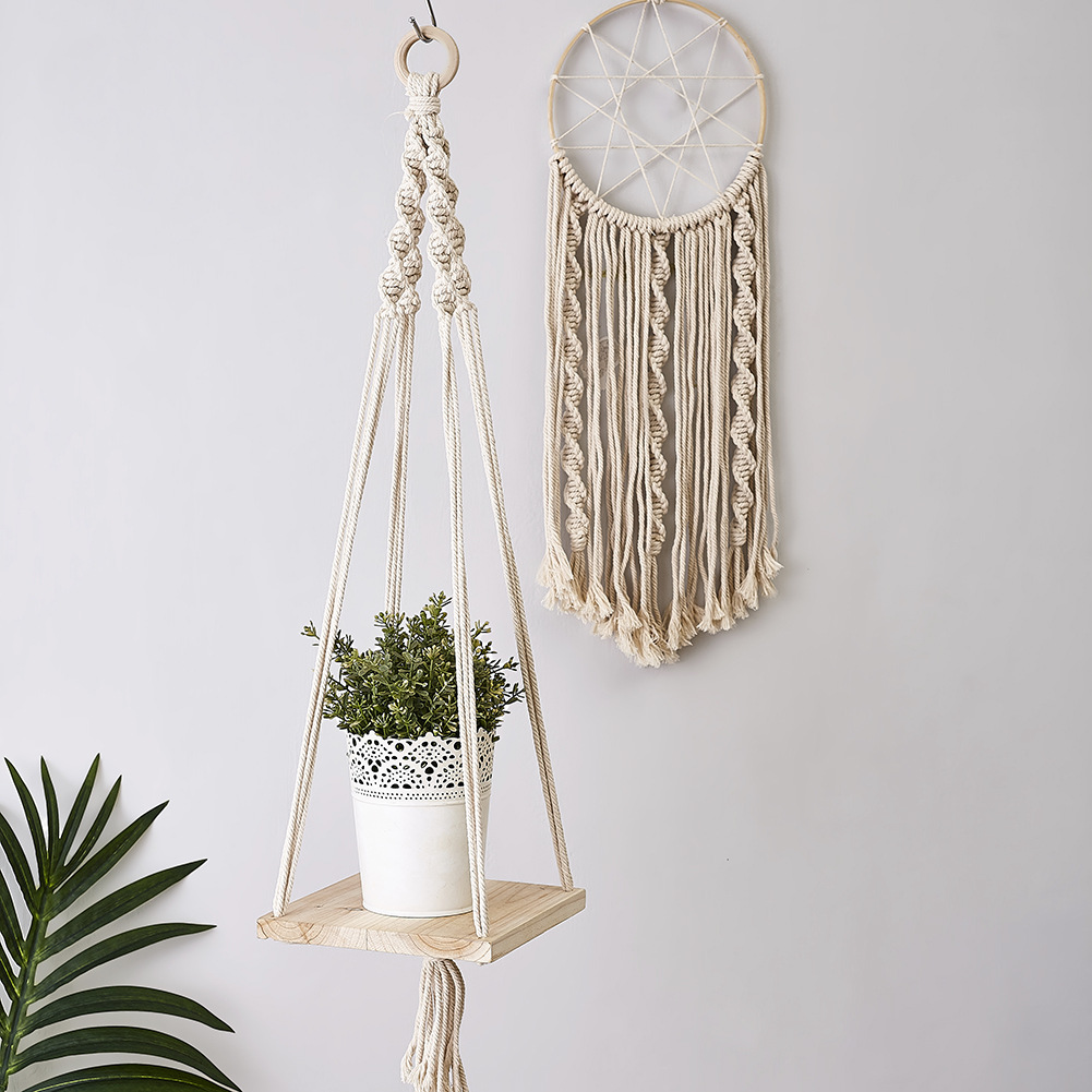 One island live ins Northern Europe Home Furnishing Air Pendants manual weave tassels balcony a living room Flower trellis Shelfin the Home accessories , Creative Jewelry , Air Charm category - from Buy2taobao.com to provide professional Taobao agent buy service