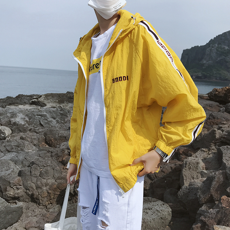 summer Coat for men 2018 new pattern Easy lovers Sunscreen Trend men's wear Korean Edition Thin section ventilation Jacketin the Men's clothing, Jacket category - from Buy2taobao.com to provide professional Taobao agent buy service