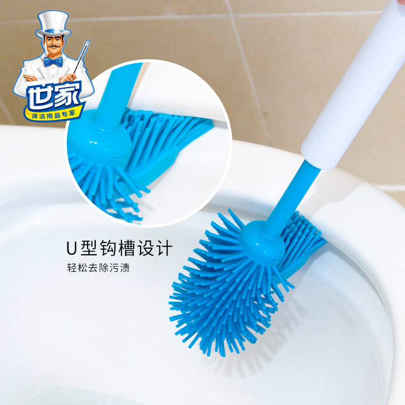 Aristocratic family Soft glue Toilet brush brush Toilet brush Toilet Fur Brushing bathroom Cleaning brush suit 21125in the Family/Personal Cleaning Tools , Sanitary appliances/Bathroom accessories , Toilet/Toilet brush category - from Buy2taobao.com to provide professional Taobao agent buy service