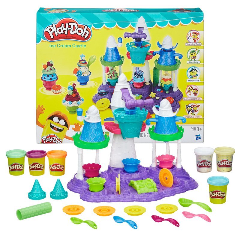 PlayDoh Colorful clay ice cream Castle suit kindergarten children plasticene Colored mud clay mould B5523in the Toy/Childs/Puzzle/Building block/Model , Choi mud/Clay/Fimo clay , Choi mud/Plasticine category - from Buy2taobao.com to provide professional Taobao agent buy service