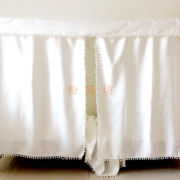 Makeup workshop --ins Versatile princess fairy Pearl White Cotton and hemp shading Bed curtain Bed mantle student dormitory Bunk bedsin the Bedclothes , Bed mantle category - from Buy2taobao.com to provide professional Taobao agent buy service