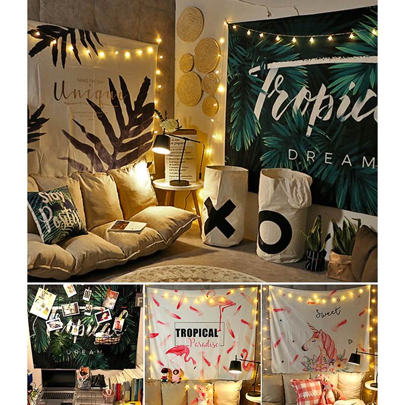 Explosive money Home Furnishing Color New products Apartment flowers and plants Background cloth girl dormitory Campus Wind ins Feng Anin the Home Fabric , Tapestry/Tapestry category - from Buy2taobao.com to provide professional Taobao agent buy service