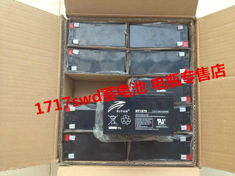 瑞达蓄电池 RT1270 12V7.0AH/20HR 仪器仪表 UPS电源用电瓶|ruв категории оборудование/инструменты, аккумулятор, фиксированный тип - от Buy2taobao.com для оказания профессиональной услуги покупки агента Taobao