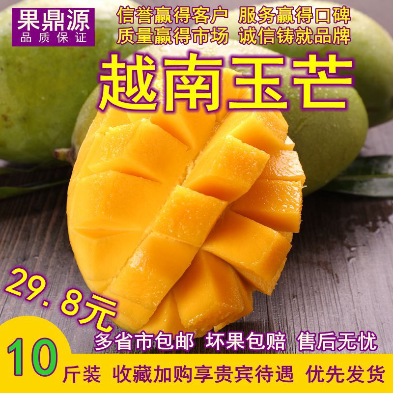 10斤越南玉芒果 新鲜水果 大青皮芒果 广西小甜心香芒果 当季现货在类目 水产肉类/新鲜蔬果/熟食, 新鲜水果, 芒果中 - 来自Buy2taobao.com提供专业的淘宝代购服务