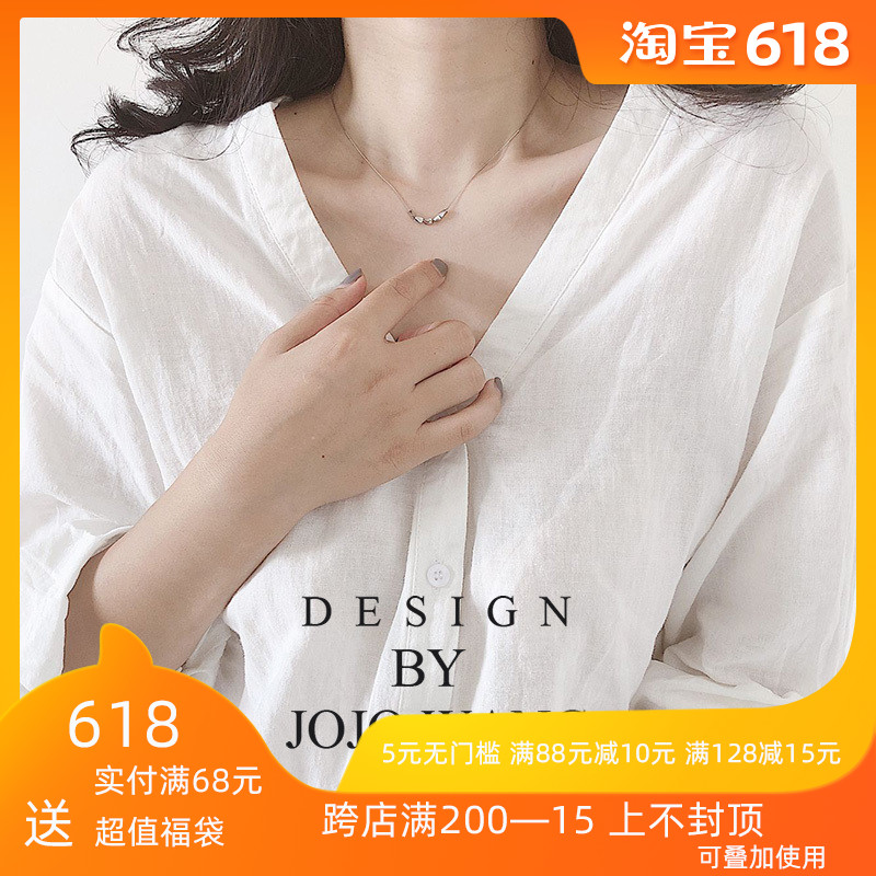 Five small pieces of silver ~ins Cold have cash less than that is registered in the accounts Necklace Pendant A collar for a horse Anti allergy clavicle Simplicity Temperament models Jewelryin the Accessories/Fashion Jewelry, Necklace category - from Buy2taobao.com to provide professional Taobao agent buy service