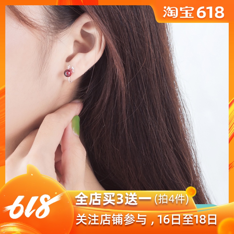 纯银鹿角耳夹高级感无耳洞可戴女仙气森系法式超仙气质冷淡风耳饰|ruв категории Украшения,ювелирные изделия, серьга, ухо зажим - от Buy2taobao.com для оказания профессиональной услуги покупки агента Taobao