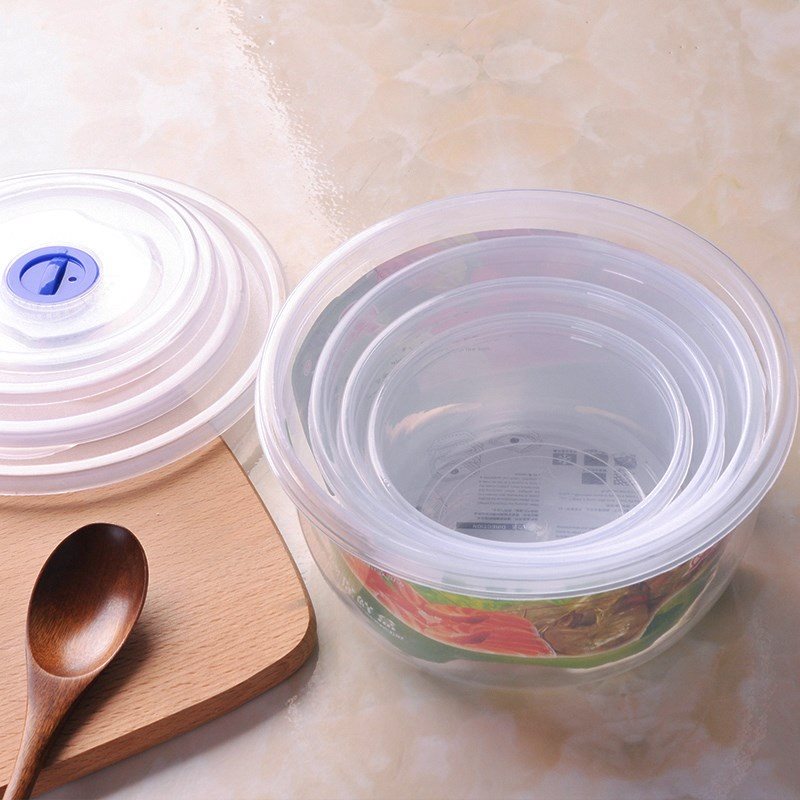 保鲜盒套装塑料家用带盖透明圆形密封盒小号冰箱收纳盒微波炉饭盒|msdalam kategori pinggan mangkuk, pemeliharaan bekas/bekas pemeliharaan, crisper - dari Buy2taobao.com untuk memberikan perkhidmatan ejen Taobao profesional membeli