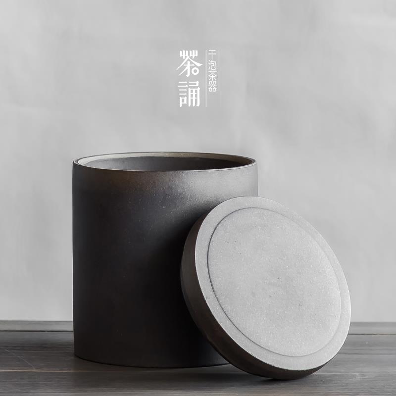 Tea pot ceramics Canister Tea cake Storage tanks Tea pot Yixing Purple cylinder Tea pot household Pu 'er Teain the Tableware , Tea set , Tea caddy category - from Buy2taobao.com to provide professional Taobao agent buy service