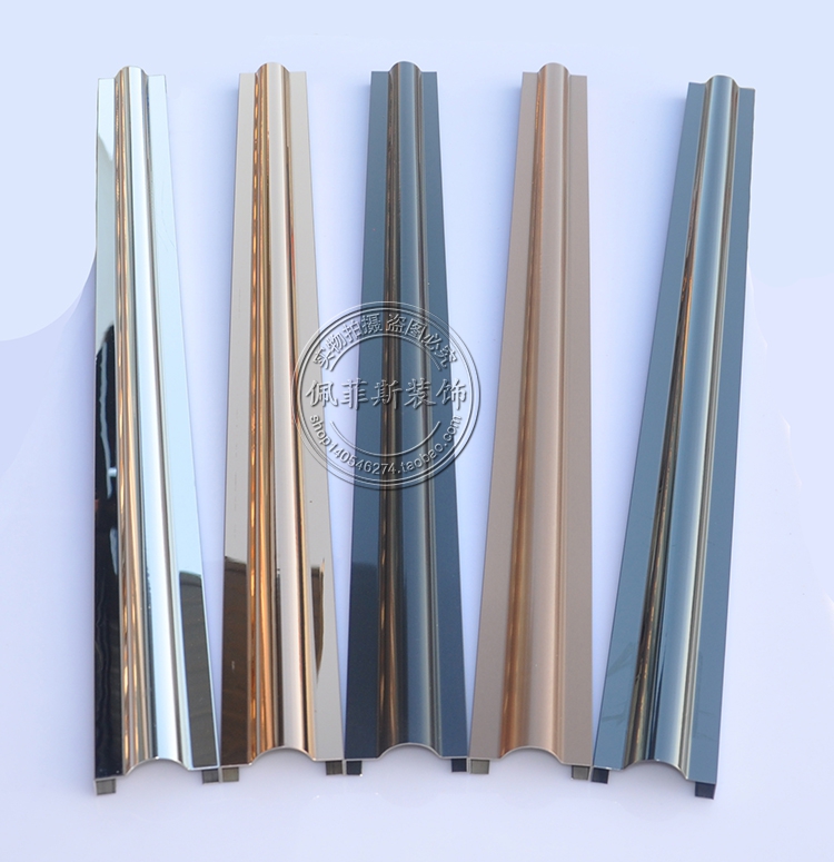 Arc Stainless steel line Decorative strip Metal Photo frame Arc television Background wall Border strip Rounded circlein the Decoration main material , Floor , Flooring accessories , Income side of/Pressure lines category - from Buy2taobao.com to provide professional Taobao agent buy service