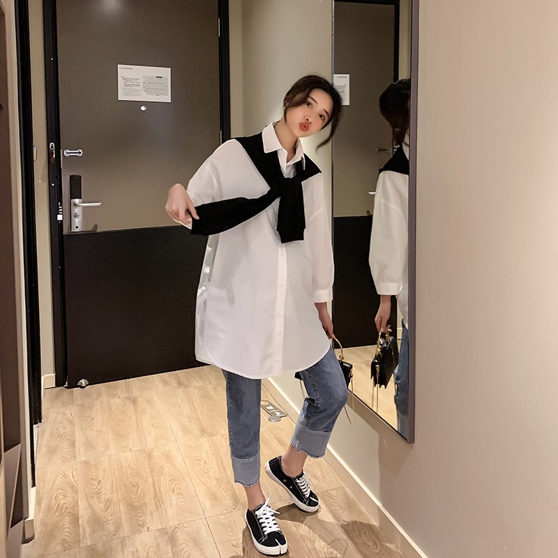 YYZJ孕妇春装衬衫两件套时尚款2019新款孕妇套装春季潮妈牛仔裤子|msdalam kategori Bekalan Ibu / Ibu / Pemakanan, bersalin, menetapkan - dari Buy2taobao.com untuk memberikan perkhidmatan ejen Taobao profesional membeli