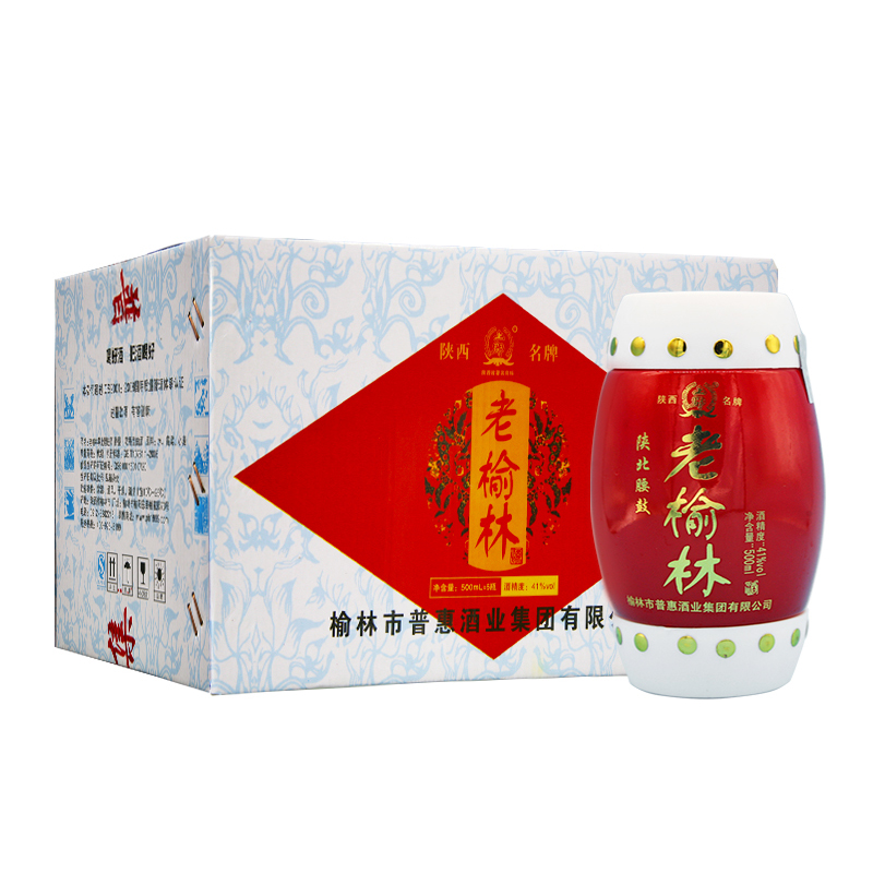 陕北腰鼓老榆林酒裸瓶浓香型粮食酒41度500ml*6瓶陕西榆林特色酒|ruв категории вино, Другие алкогольные напитки - от Buy2taobao.com для оказания профессиональной услуги покупки агента Taobao