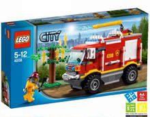 LEGOreg;乐高 正品积木玩具 2012新品 CITY城市系列 森林消防车4208