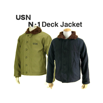 美式复古海军n-1棉服 deck jacket usn甲板服 加厚男士修身n1夹克