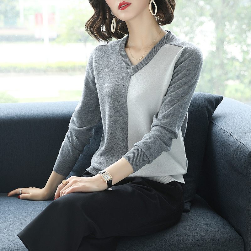 常规款套头V领韩版长袖打底针织衫纯色修身外套女装单件毛衣在类目 女装/女士精品, 毛衣中 - 来自Buy2taobao.com提供专业的淘宝代购服务