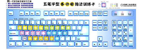 正版现货 五笔字型多功能指法训练卡 本社 机械工业出版社 9787111228844 定价:3.8元|ruв категории книги/журнал/газета, ниже 5 юаней зоны, компьютер - от Buy2taobao.com для оказания профессиональной услуги покупки агента Taobao