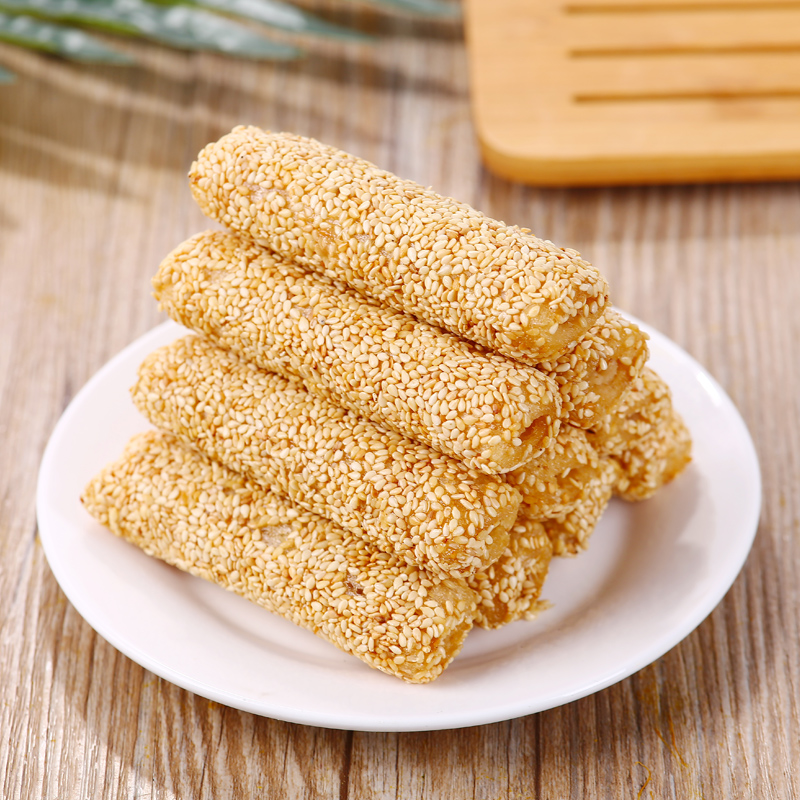 Sandwich sesame sticks 2500g bulk Full container wholesale leisure time Office snacks peanut flavor children breakfastin the Snacks/Nuts/Specialty , Biscuit/Popped , Expanded Food category - from Buy2taobao.com to provide professional Taobao agent buy service
