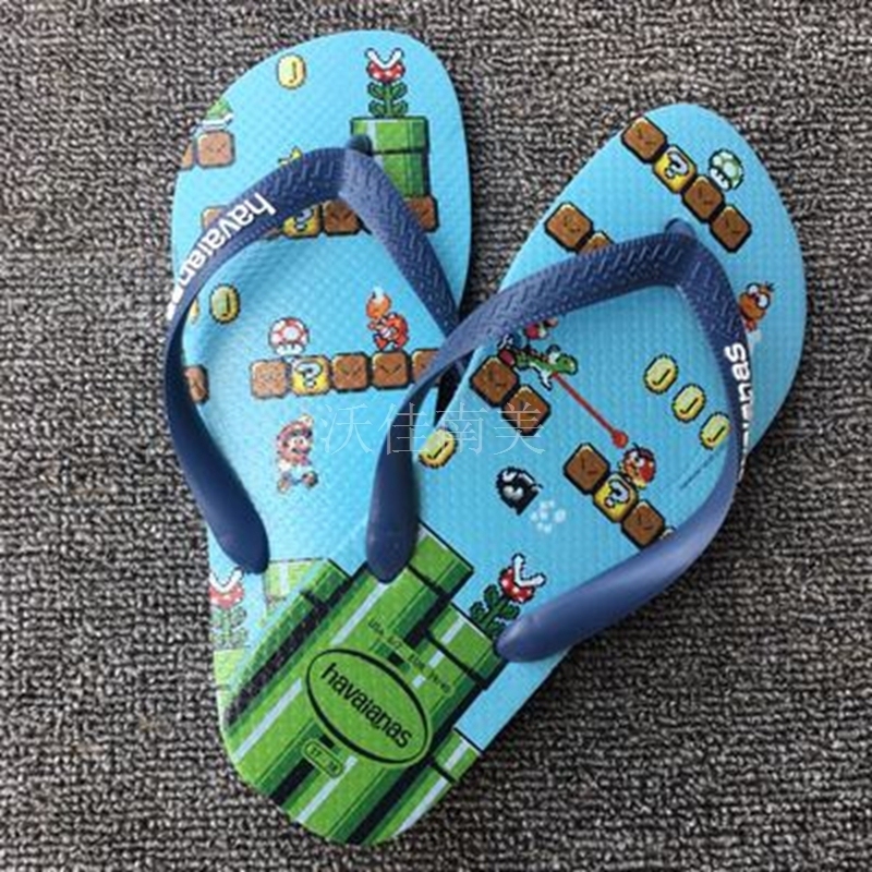 新款哈瓦那玛丽havaianas 马里奥男款夹脚拖鞋人字拖防滑沙滩鞋在类目 流行男鞋, 拖鞋中 - 来自Buy2taobao.com提供专业的淘宝代购服务