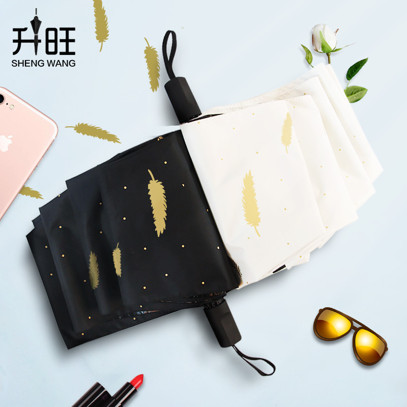 Like a breath of fresh air Umbrella fold rain or shine Dual use Sunscreen Parasol originality reinforce Vinyl Sunshade ultraviolet-proofin the Home Daily , Umbrella/Rain gear/Rain/Moistureproof , Umbrella category - from Buy2taobao.com to provide professional Taobao agent buy service