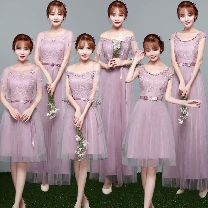 student Bridesmaid Dresses Oblique skirt suit One shoulder sky blue Bean paste color Chinese style girl have cash less than that is registered in the accounts weddingin the Women's clothing/Boutique , Wedding/Cheongsam/Formal dress , Formal dress/Evening category - from Buy2taobao.com to provide professional Taobao agent buy service