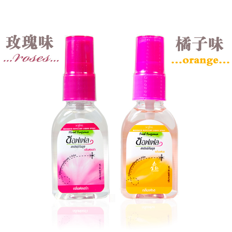 包邮泰国soffell驱蚊水 宝宝防蚊液儿童驱蚊喷雾花露水两味选30ml在类目 洗护清洁剂/卫生巾/纸/香薰, 洗发沐浴/个人清洁, 身体护理, 花露水中 - 来自Buy2taobao.com提供专业的淘宝代购服务