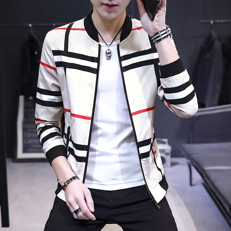 man Jacket Korean Edition Trend 2019 new pattern Spring and autumn season handsome Self cultivation mlb Autumn leisure time coat Gownin the Men's clothing, Jacket category - from Buy2taobao.com to provide professional Taobao agent buy service