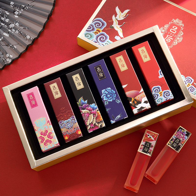 New Forbidden City Jointly Labial glaze Fade waterproof Chinese style suit France Parityin the Makeup/Perfume/Beauty tools , Lip Gloss/Gloss category - from Buy2taobao.com to provide professional Taobao agent buy service