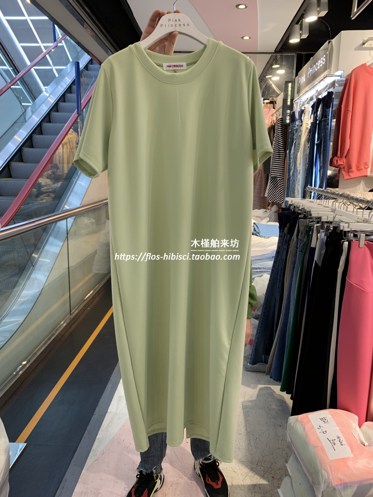 韩国代购孕妇装19夏纯色直筒中长款T恤连衣裙简约时尚休闲连衣裙|ruв категории Всё для беременных и кормящих, материнство, платье - от Buy2taobao.com для оказания профессиональной услуги покупки агента Taobao