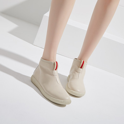 Female leather boots 2019 Spring new pattern Riding boots Gaobang genuine leather Flat bottom soft sole Versatile Trend Bootsin the Women's Shoes, Boots category - from Buy2taobao.com to provide professional Taobao agent buy service