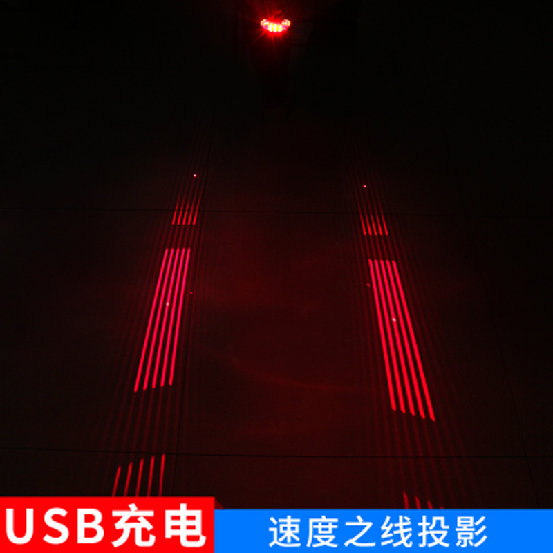 山地自行车灯投影激光尾灯USB充电爆闪夜间骑行警示闪烁单车后灯在类目 自行车/骑行装备/零配件, 自行车/单车装备, 自行车灯中 - 来自Buy2taobao.com提供专业的淘宝代购服务