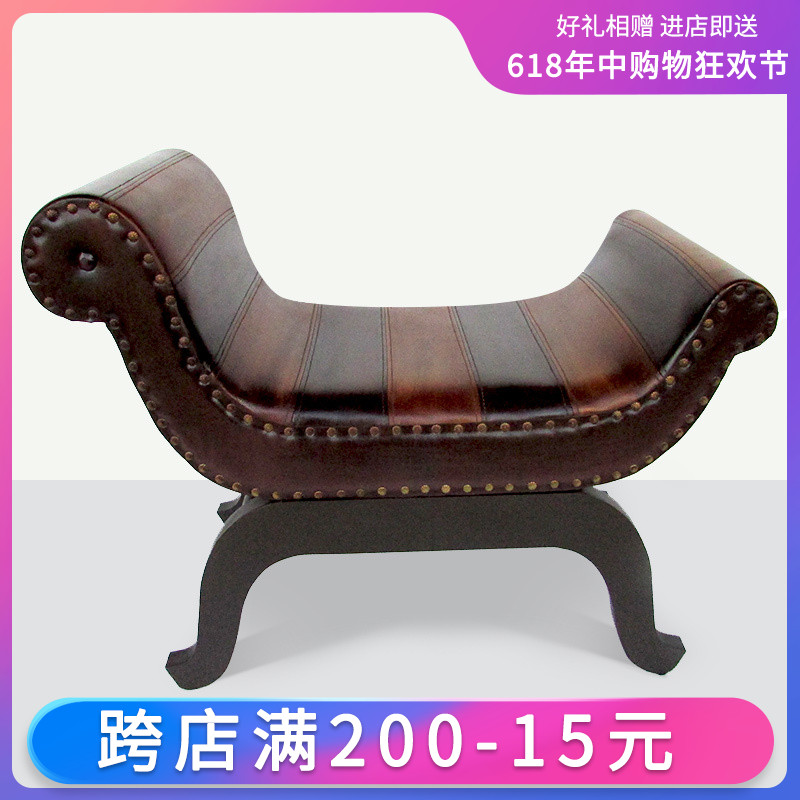 复古欧式床尾凳贵妃凳门口服装店换鞋凳沙发长凳客厅沙发坐凳圆凳在类目 商业/办公家具, 服装店家具, 试鞋凳中 - 来自Buy2taobao.com提供专业的淘宝代购服务