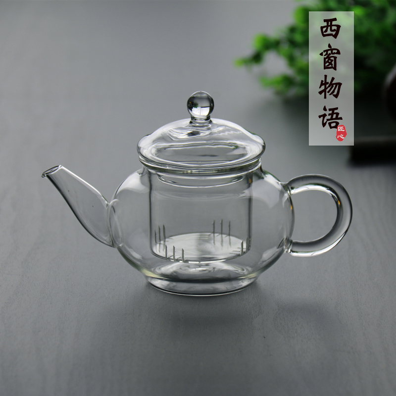耐热玻璃迷你小茶壶功夫茶具套装小容量喝冲红茶透明带过滤泡茶壶|msdalam kategori pinggan mangkuk, set teh, teko - dari Buy2taobao.com untuk memberikan perkhidmatan ejen Taobao profesional membeli
