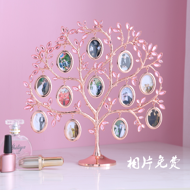 golden Metal originality Photo frame Swing sets three-dimensional Photo modern Simplicity Frame Wedding practical marry customized giftin the Festive supplies/Gift , Other Festival Gifts category - from Buy2taobao.com to provide professional Taobao agent buy service